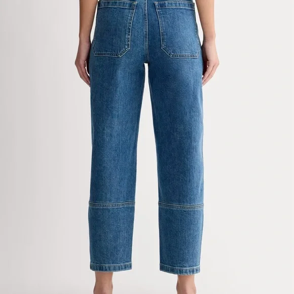 Everlane The Utility Barrel Pant in Denim - Picture 4 of 12